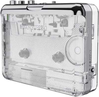 Cassette Tape naar MP3 Converter en Recorder voor PC - Cassette Speler met Oordopjes en USB Aansluiting