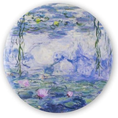Lanzfeld - Zakspiegeltje Ø 80 mm - Make up spiegel - Monet - Waterlelies