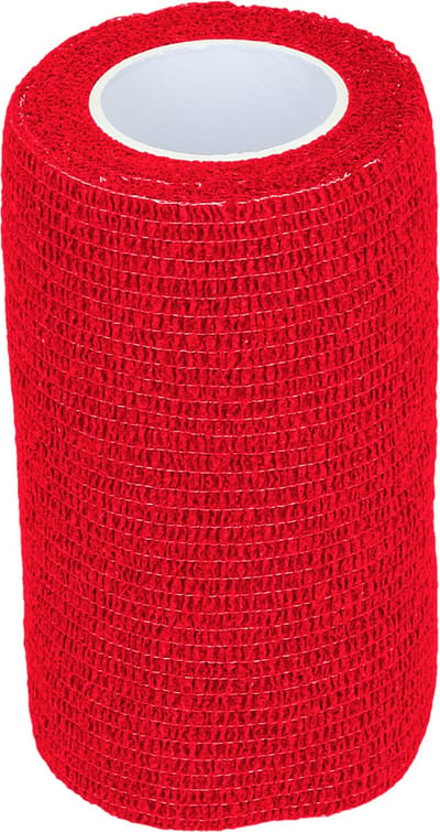 Excellent Bandage Animal Profi - Zelfklevend - Tape - Elastisch - Bandage dieren - Rood - 4,5 M X 10 CM