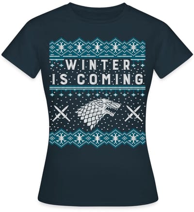 Game Of Thrones Winter Is Coming T-Shirt Dames