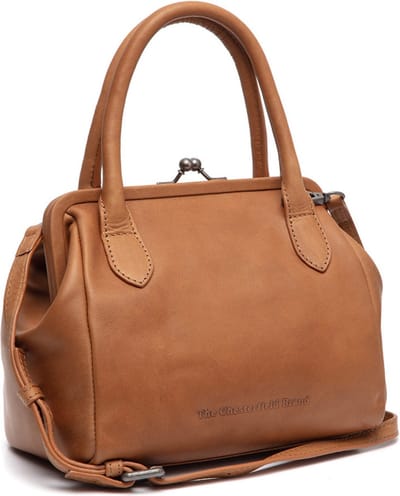 The Chesterfield Brand Leren Schoudertas Schoudertas Chili Shoulderbag Cognac Lichtbruin