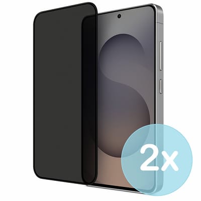 Privacy Screenprotector Geschikt voor Samsung Galaxy S25 Ultra – Anti-Gluren – Krasbestendig Gehard Glas 9H – Volledige Dekking – 2-Pack – FuturiQ