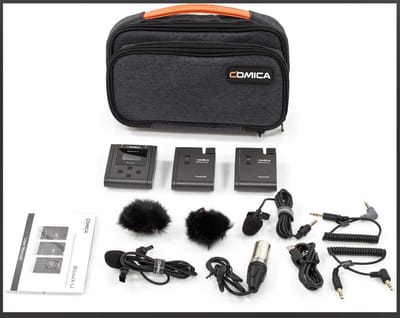 Comica BoomX-U U2 Broadcast Level multifunctionele mini UHF draadloze microfoon