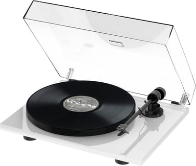 Pro-Ject E1 Phono – Platenspeler met ingebouwde versterker - Analoog – HiFi Stereo - Wit