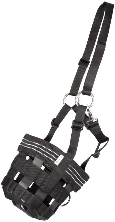 Pagony Reflective Graasmasker - Maat: Cob - Zwart - Polyamide