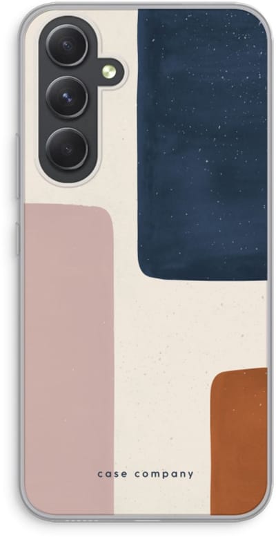 Case Company® - Hoesje geschikt voor Samsung Galaxy A54 hoesje - Geo #5 - Soft Cover Telefoonhoesje - Bescherming aan alle Kanten en Schermrand