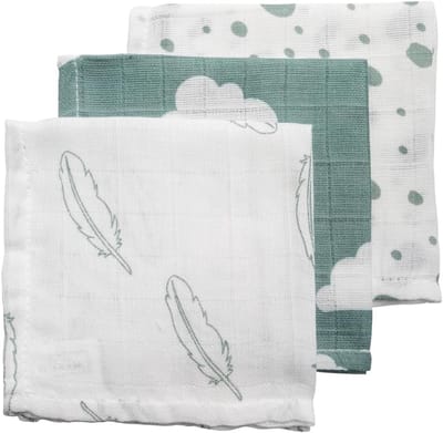 Hydrofiele Monddoekjes 3-pack - 30x30 cm voor Baby's - Zacht en Comfortabel