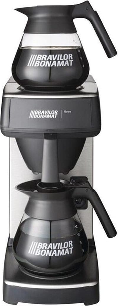 Bravilor Bonamat Novo - Koffiezetapparaat incl. 1 glazen kan - RVS