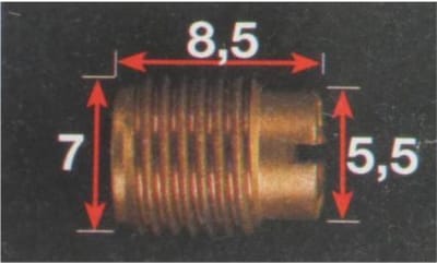 ken60 luchtsproeier voor keihin motorfiets carburateur 99101-124-60 nieuwe maat 60