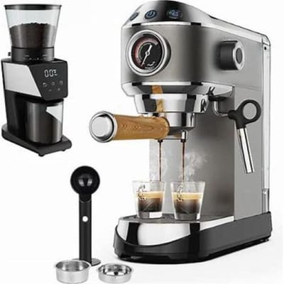 20 Bar Espressomachine met Melkopschuimer – Café‑kwaliteit koffie thuis