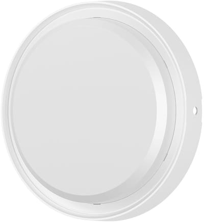 LED Buiten Wandlamp met Bewegingssensor - Brinton LED Bulkhead - 18W 2020lm - IP65 Waterdicht - Aanpasbare Lichtkleur 3000K-4000K-6500K - Rond - Wit