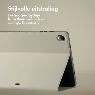 Accezz Tablet Hoes - Geschikt voor Samsung Galaxy Tab S11 - Classic Tablet Case - Grijs
