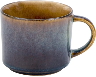 Cosy & Trendy Koffiekopjes Quintana Amber - 220 ml, 4 Stuks - Porselein - Vaatwasser & Magnetronbestendig