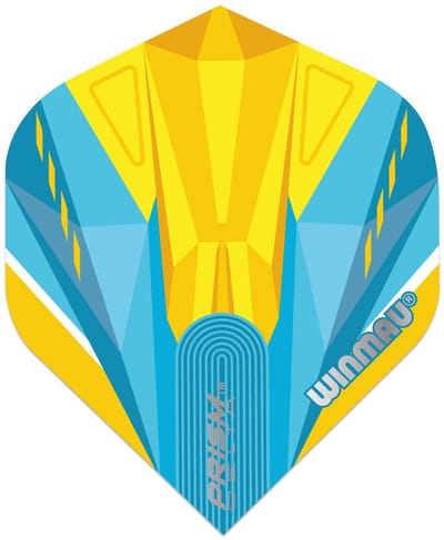 Winmau Prism Delta Blue & Yellow