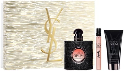 Black Opium Women Eau De Parfum 50 ml Gift Set Set – Perfume, Long-Lasting Wear, For Luxury Beauty Enthusiasts, Coffee, Shimmering Black, Suitable For Date Nights