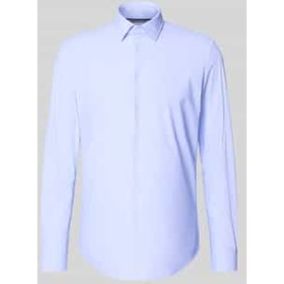 Slim Fit business-overhemd met Kentkraag