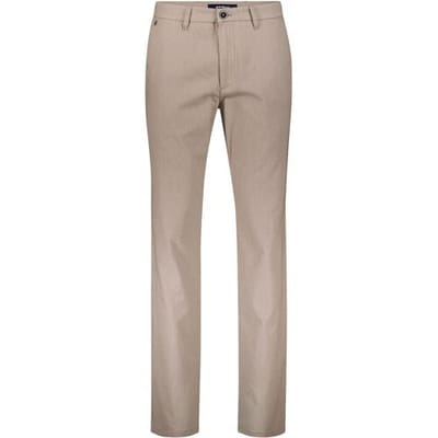 Gardeur Broek Bono Business Hero Fine Texture Pattern Wool Look Cotton Stretch Camel / male