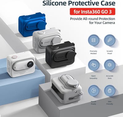 Beschermhoes Silicone voor Actiecamera - Kogelvrije Cover