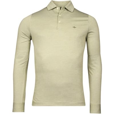 Baileys Polo Subtle Two-Tone Oxford Long Sleeve Appel / male