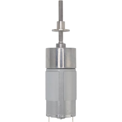 DC Reductiemotor Aluminiumlegering Behuizing Messing Spoel CW CCW Tandwielmotor met Flens DC12V M6 600RPM