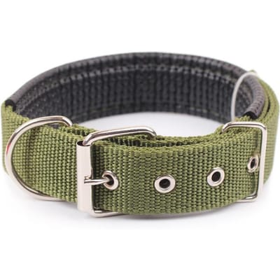 Colliers de chien solides collier de chien en Nylon pour petits chiens de taille moyenne Teddy Keji Pitbull Bulldog Beagle (as the picture,L)