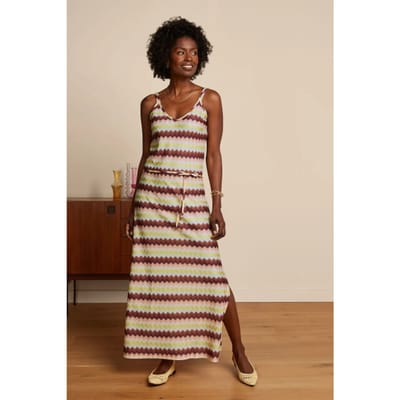 King Louie Nadya maxi dress carmine