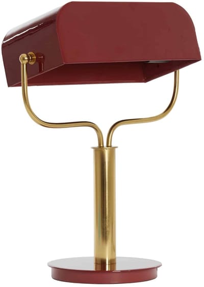 Light & Living Tafellamp Ayer - Rood - 37x14x43cm - Retro