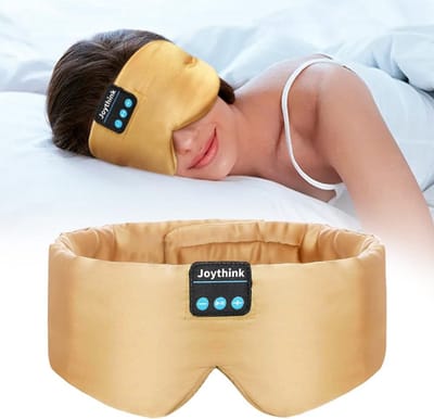 Bluetooth Slaap Oogmasker met Ingebouwde Hoofdtelefoon - Blokkeert Licht en Speelt Muziek