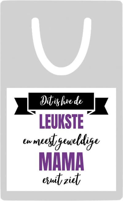 Hacebo® - leukste mama eruit ziet metalen boekenlegger- Moeder - geweldige mama - moederdag cadeautjes - verjaardagscadeau - kado Bladwijzer boekenleggers - 7.6 cm x 5cm