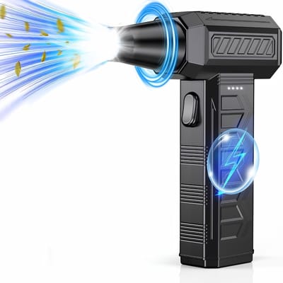 AHD® Air Duster - Luchtblazer - Stofblazer - Zwart- 20cm x 16cm x 6cm