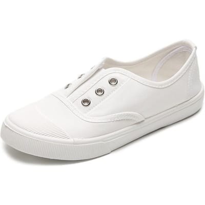 Canvas Schoenen Unisex Canvas Schoenen Zacht en Comfortabel Ademende Schoenen Modieuze Casual Stoffen Schoenen 38 wit