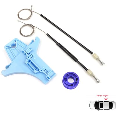 BWR5061 Réparation Lève-vitre Électrique Arrière Droit pour VW Polo Vento MK5 6R 6C 61 2009-2022 Hayon 4/5 Portes Berline 6R4839462