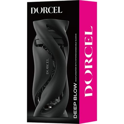 Dorcel - Deep Blow - Masturbator Met Sleeve - Zwart