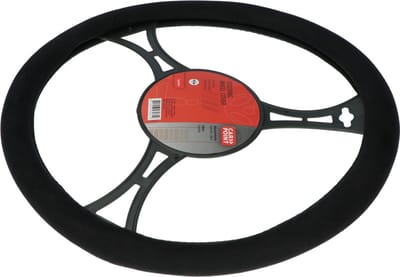 Carpoint Stuurhoes Auto - Suedine/Suède Zwart - Voor sturen met een diameter van 37-39 cm