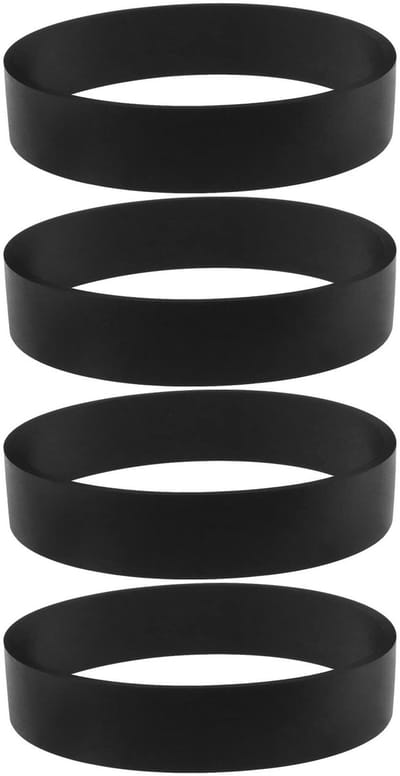 Dailygoods- Stofzuiger Riemen 4 Stuks - Vervangingsriemen - Rubber - 232mm Omtrek - 16mm Breedte - Slijtvast en Duurzaam - Vacuümriemen