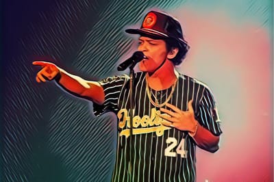 Bruno Mars 1-2 - Poster - 30 x 40 cm