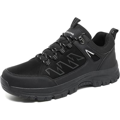 Wandelschoenen Heren Plus Maat Heren Outdoor Vrije Tijd Sneaker Mode Reizen Wandelschoenen Wandelschoenen 48 zwart