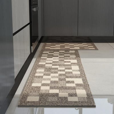 Keukenvloermat Huishoudelijk Lange Strook Absorberend Olieabsorberend Antislip Voetmat Machinewasbaar Vuilafstotend Tapijt Geweven Mat 45x70cm