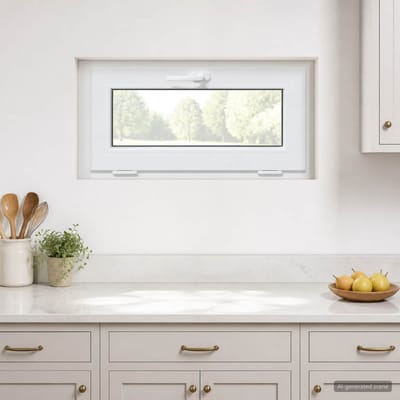 vidaXL - Kantel - kelderraam - RISOR - 85 - x - 40 - cm - PVC - en - helder - vlakglas
