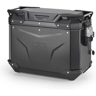 Rechter aluminium zijtas zonder cilinder motor Givi Outback