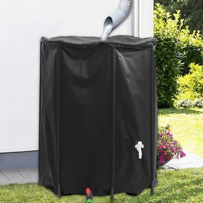 vidaXL - Watertank - met - kraan - opvouwbaar - 750 - L - PVC
