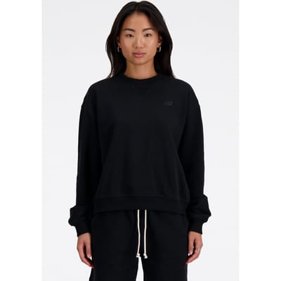 New Balance Athletics Sweatshirt In Black Taglia: M | Felpe con cappuccio Outlet | Donna | Nero