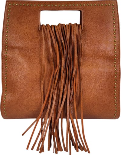 Handtas 100% vegan Mandoline camel
