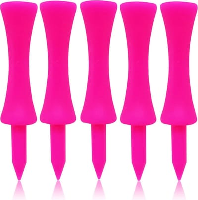 Golf Tees Plastic - Golf Accessoires - Golf Training - Onbreekbaar Duurzaam Materiaal - 100 Stuks - Gemengde Kleuren
