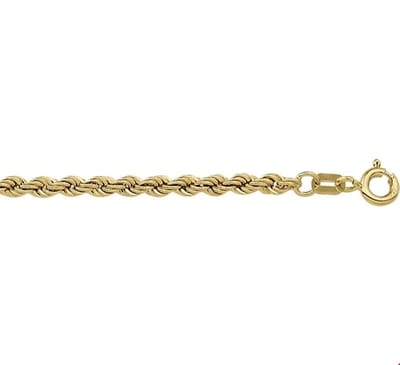 Geelgouden Collier koord 2 4008173 50 cm