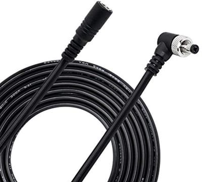 3M DC 90 Graden L-Vormige Haakse Stekker Naar Bus Aansluitkabel 18AWG Voor 5V/12V Voedingsadapter