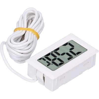 Digitale Thermometer Mini LCD Bedraad Elektronisch Temperatuurmeetinstrument FY13001Wit wit