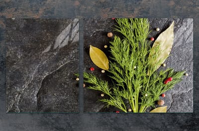 TMK ArtDeko - Snijplank - Koper - Glas - 100x52 cm