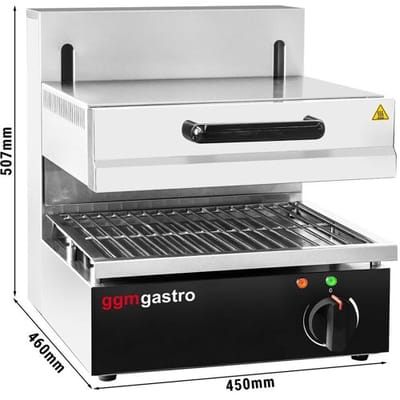 GGM Gastro Lift-Salamander Grill - SPEZIAL - 2,8 kW - 220 Volt - Höhenverstellbare Heizkörper