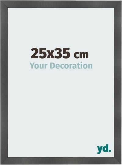 Your Decoration - Fotolijst 25x35 cm - MDF - Zwart Mat - Pisa